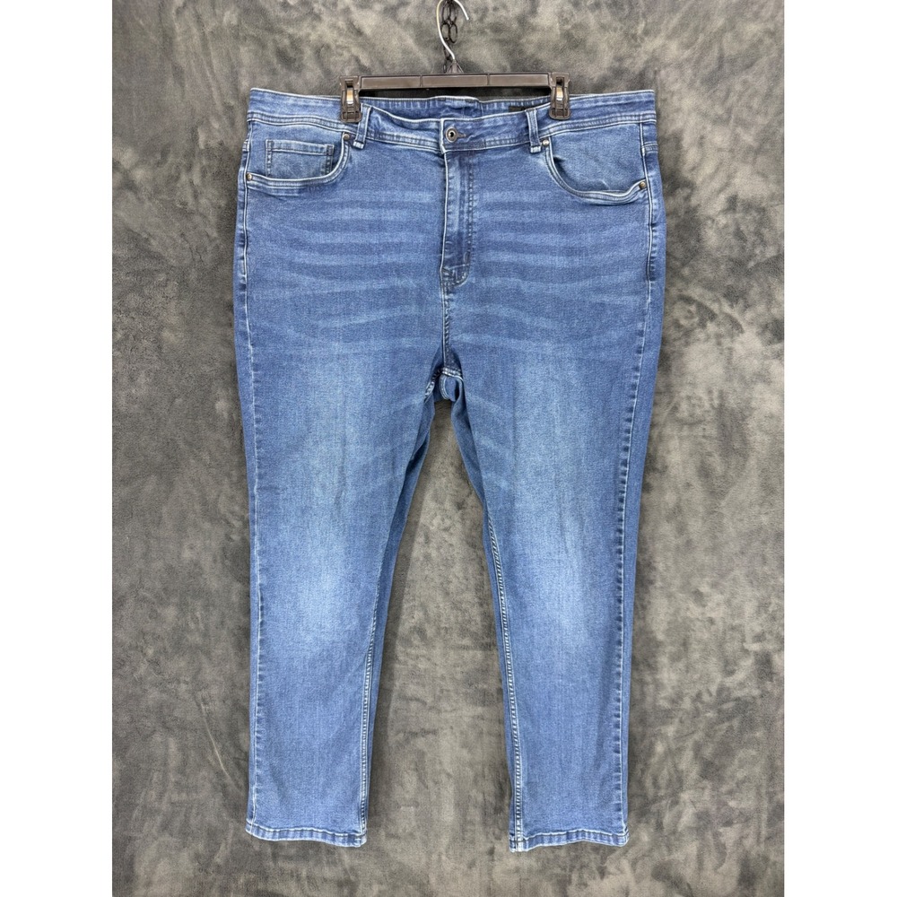 The Perfect Jean NYC Mens Slim Blue Medium Wash‎ Denim Jeans 42x32 JUXT5DCPT32